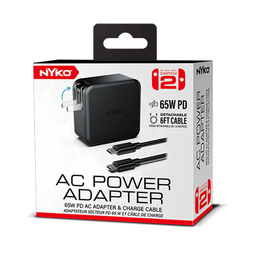 Adaptador AC  y Cable de Carga Switch 2